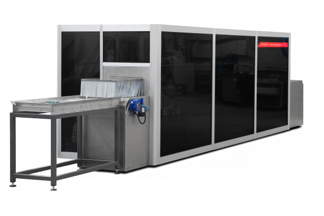 tunnel di lavaggio industriale a spruzzi