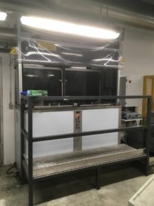 impianto di sverniciatura ad ultrasuoni