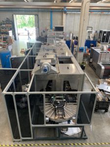 impianto di lavaggio posizionato